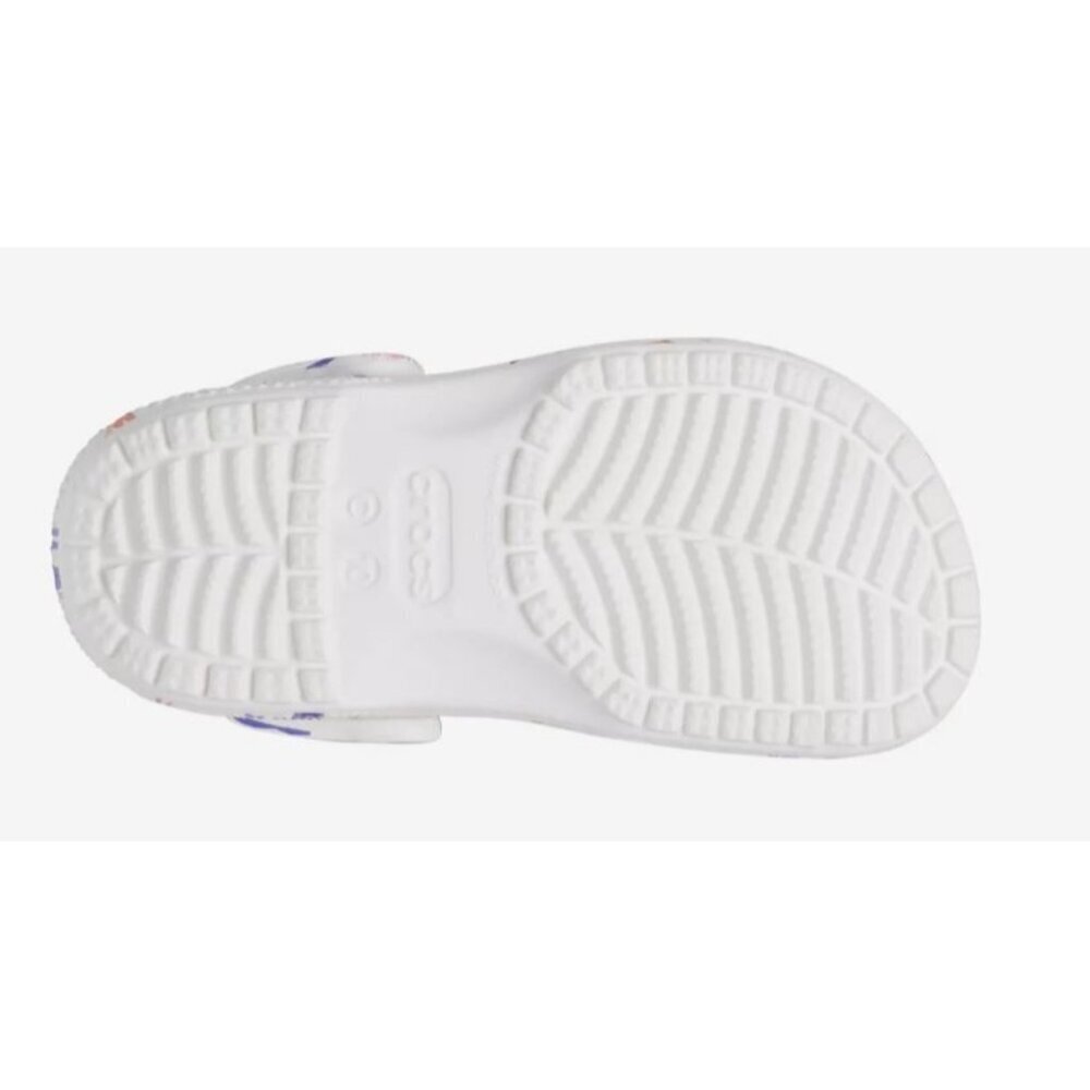 NEW! CROCS Classic Unicorn Graphic Print Clog Shoe White Toddler Slip-On Size 4 - Picture 4 of 4